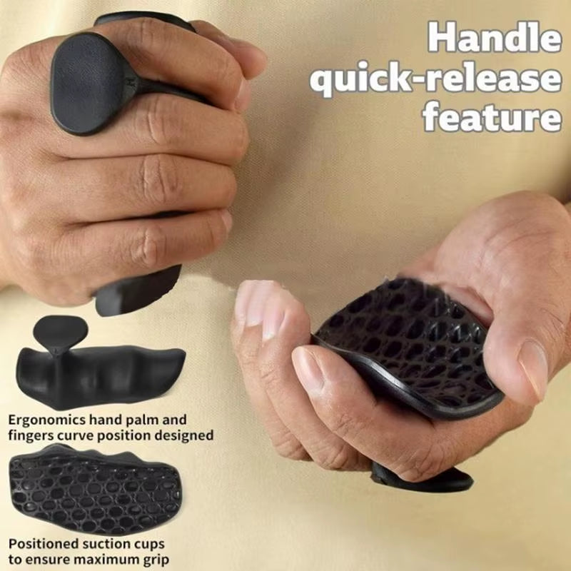 Gym Grips Fingerless Workout Gym Gloves Crosstraining Palm Grip Hand Protection Pull Grip Cross Training Palm Grip Supplies